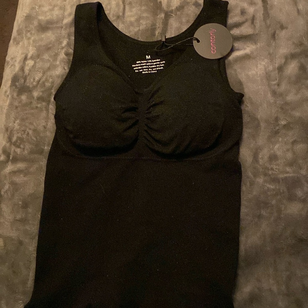 Shaping bra top